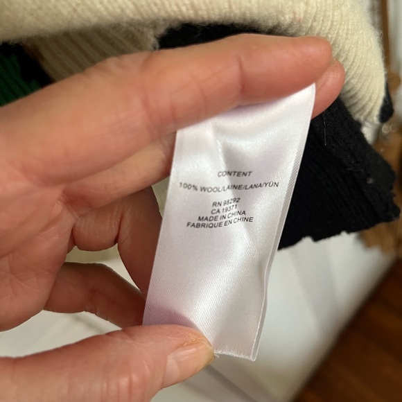 Tibi intarsia patchwork sweater size S - Picture 6 of 6